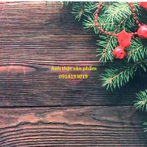fo12487 - Vải Decor Chụp Lookbook, Quần Áo, Mỹ Phẩm, Chụp Ảnh 3D Giả Gỗ Noel