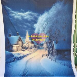 FO50032 - Vải 3D Giáng sinh Trang Trí Bán Hàng Sản Phẩm Mỹ Phẩm Phụ Kiện