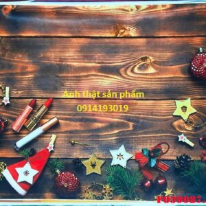 Fo39087 - Vải Nền Chụp Ảnh Giáng Sinh Decor Studio Mỹ Phẩm, Trang Sức, Thức Ăn