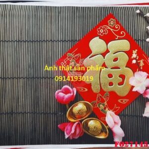 FO27145 - Phông nền vải Chụp Ảnh Tết 3D Cao Cấp - Mẫu Phúc Lộc Thọ