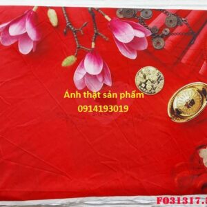 FO31317 - Vải Phông Nền Chụp Ảnh Tết 3D - Decor Tết Sang Trọng