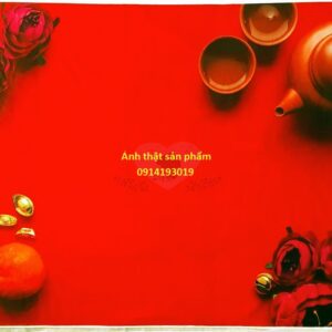 FO6922 - Phông Nền vải Chụp Ảnh Tết Đỏ Rực Rỡ – Đậm Chất Truyền Thống