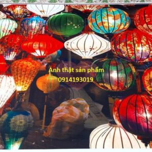 FSA195 - Phông nền vải Chụp Ảnh Tết Đèn Lồng Hội An 3D nhiều size