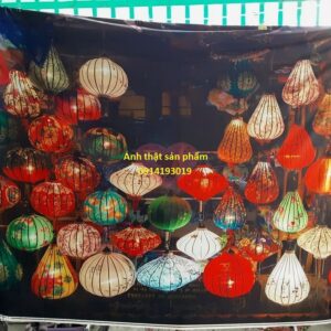 FSA196 - Phông nền vải Chụp Ảnh Tết Lồng Đèn Hội An Cao Cấp
