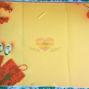 Fo39479 - Vải Phông Nền Chụp Ảnh Tết 3D Decor Đẹp, Đậm Chất Truyền Thống