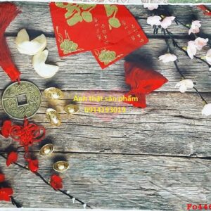 Fo44691 - Vải Phông Nền Gỗ Rustic Chụp Ảnh Tết: Đậm Chất Truyền Thống & Sang Trọng