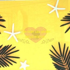 "FO26448 - Vải Phông Nền In 3D Họa Tiết Hè Tươi Mới - Mang cả hơi thở biển cả và nắng vàng vào khung hình sản phẩm của bạn "