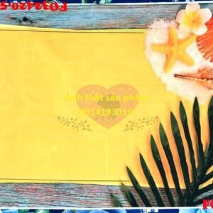 FO32420 - Tranh Vải 3D Họa Tiết Hè Rực Rỡ