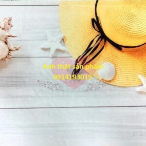 FO34203 - Phông Nền Vải In 3D Chủ Đề Mùa Hè – "Vitamin Sea" Cho Bộ Ảnh Skincare