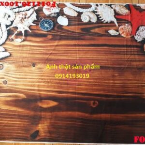 Fo11126 - Tranh Vải 3D Decor Summer Vibes – Phụ Kiện Vỏ Sò & Sao Biển Nổi Bật