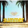 Fo46597 - Phông nền vải 3D chữ 'Summer' - Thiết kế lạ mắt Mang cả không khí rực rỡ của mùa hè