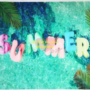 Fo46628  - Vải Phông Nền 3D Chủ Đề Summer | Mang Cả Đại Dương Vào Khung Hình Của Bạn