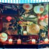 FF115 - Phông nền vải in 3D phong cách Á Đông - Decor trang trí Tết & Chụp ảnh chuyên nghiệp