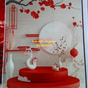 FF33 - Phông nền vải in 3D mẫu - nghệ thuật trưng bày sản phẩm