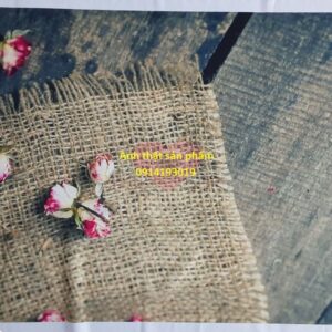 FO30861 - Phông nền vải in 3D Vintage - Họa tiết gỗ và hoa hồng khô