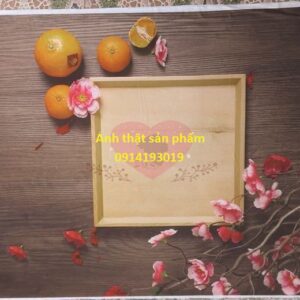 FS1394 - Phông Nền Vải In 3D Chụp Ảnh Sản Phẩm - Mẫu Gỗ Vintage Tết