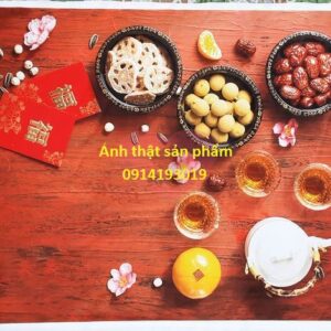 FS825 - Phông Nền Vải In 3D Chủ Đề Tết Cổ Truyền - Tạo Không Gian Chụp Ảnh Xuân Sang
